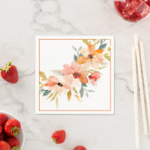 秋水彩フローラ スタンダードカクテルナプキン (インサイチュ)