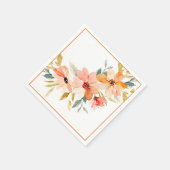 秋水彩フローラ スタンダードカクテルナプキン (角)