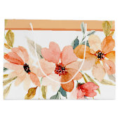 秋水彩フローラ ラージペーパーバッグ (裏面)