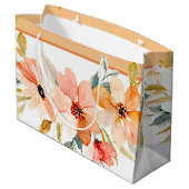 秋水彩フローラ ラージペーパーバッグ (裏面アングル)