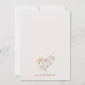 秋水彩植物ブライダルシャワー 招待状 (裏面)