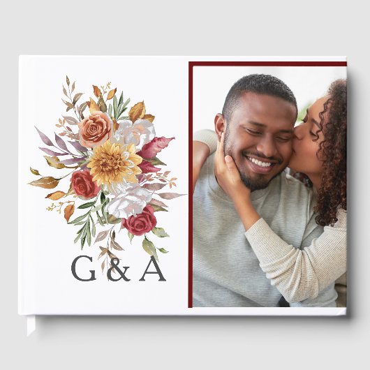 秋水彩植物単図 ゲストブック (正面)