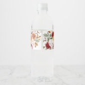 秋水彩植物単版日付 ペットボトルラベル (裏面)