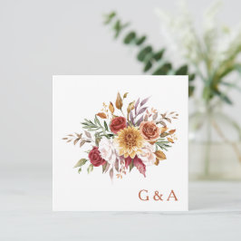 秋水彩植物学 サンキューカード