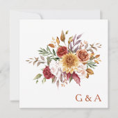 秋水彩植物学 サンキューカード (正面)