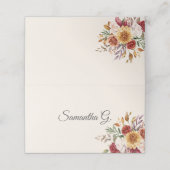 秋水彩植物学 プレイスカード (外部開封)