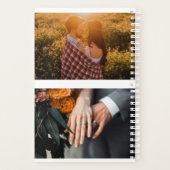 秋水彩秋の収穫結婚の2枚の写真 プランナー手帳 (裏面)