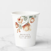 秋水彩花エレガントパーティー 紙コップ (正面)