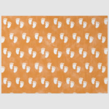 秋水彩赤ちゃんシャワー足跡パターン