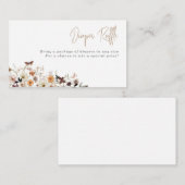 秋水彩野花おむつラッフル エンクロージャーカード (正面/裏面)