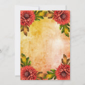 秋水彩Mumsフローラ60th誕生日パーティー 招待状 (裏面)