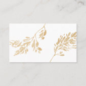 秋水色かぼちゃ小麦シャワーレジストリカード 名刺 (裏面)