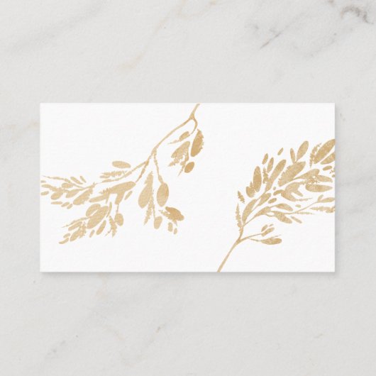 秋水色かぼちゃ小麦シャワーレジストリカード 名刺 (裏面)