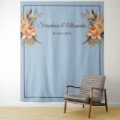 秋水色素朴フローラ結婚の背景 タペストリー (インサイチュ)