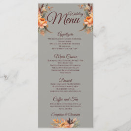 秋水色素朴フローラ結婚メニュー メニュー