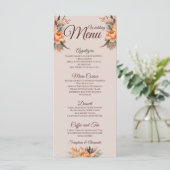 秋水色素朴フローラ結婚メニュー メニュー (スタンド正面)