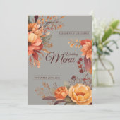 秋水色素朴フローラ結婚メニュー メニュー (スタンド正面)