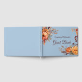 秋水色素朴フローラ結婚 ゲストブック (全面)