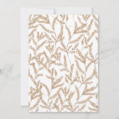 秋水葉色結婚の 招待状 (裏面)