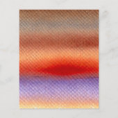 秋水鮮やか色夕日スクラップブック紙 (正面)