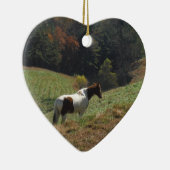 秋池の白馬 セラミックオーナメント (右)