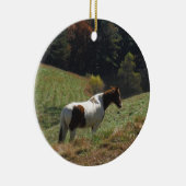 秋池の白馬 セラミックオーナメント (右)