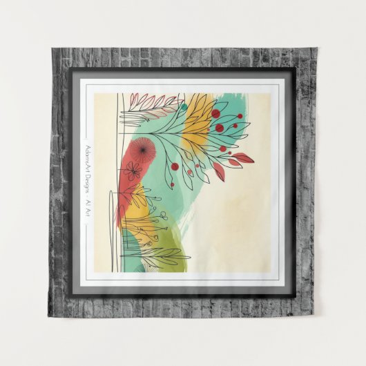 秋泣き タペストリー (正面(横))