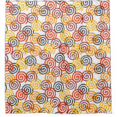 秋渦 シャワーカーテン (正面)