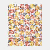 秋渦 フリースブランケット (正面)