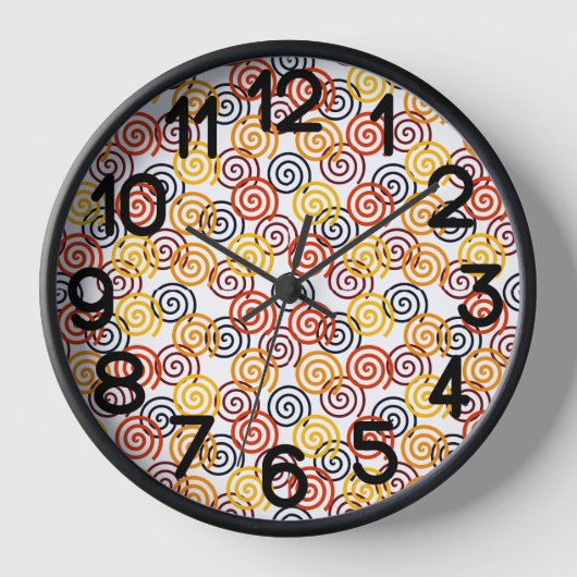 秋渦 壁時計 (正面)