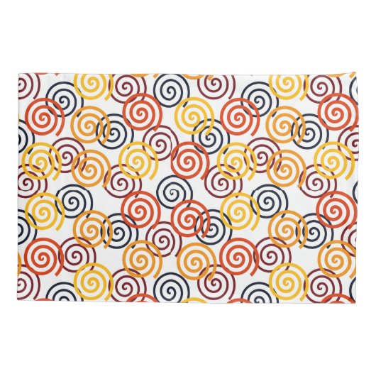 秋渦 枕カバー (裏面)