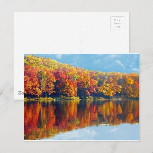 秋湖 ポストカード (正面/裏面)