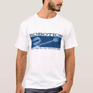 秋湖"ロボット工学!" Tシャツ