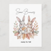 秋準備の一部 ポストカード (正面)