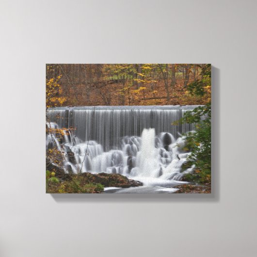 秋滝 キャンバスプリント (正面)