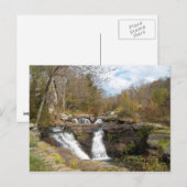 秋滝 ポストカード (正面/裏面)