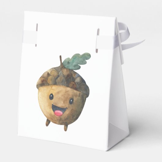 秋漫画acorn赤ちゃんシャワー フェイバーボックス (裏面サイド)