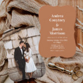 秋焼けオレンジ結婚ズ 招待状