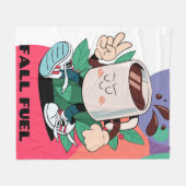 秋燃料 フリースブランケット (正面(横))