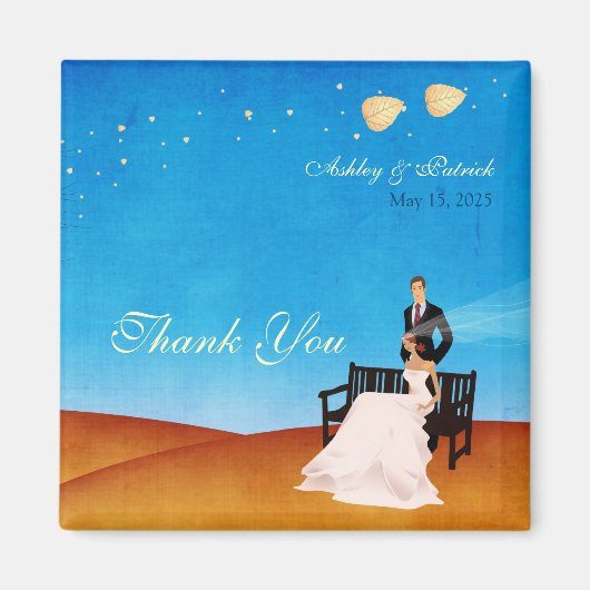 秋物語結婚の磁石 マグネット (正面)