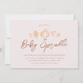 秋物 | Boho Thanksgiving赤ちゃんシャワー 招待状 (正面)