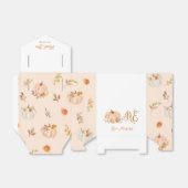 秋甘いリトルカボチャ1st誕生日パーティー フェイバーボックス (折り畳みなし)