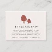 秋用きのこ本ベビー エンクロージャーカード (正面)