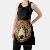 秋用のブラウンベア エプロン (インサイチュ)