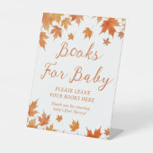 秋用ベビーシャワーブック 台座サイン (正面)