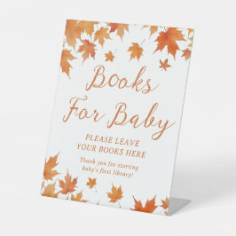 秋用ベビーシャワーブック 台座サイン