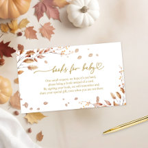 秋用ベビーシャワー本