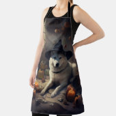 秋田かぼちゃハロウィーン怖 エプロン (インサイチュ)