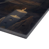 秋田かぼちゃハロウィーン怖 カッティングボード (角)