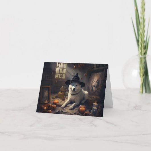 秋田かぼちゃハロウィーン怖 カード (正面)